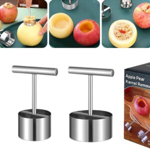 Apple Corer Tool - 304 Stainless Steel Multifunction Apple Pear Core Separator Kitchen Tool