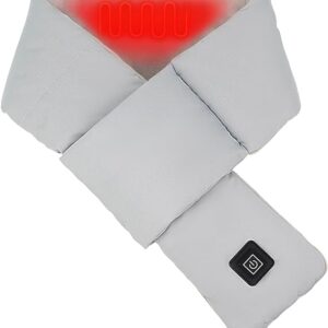 Heated Scarf for Men Women, Electric Neck Heating Pad for Neck Pain USB Powered Heating