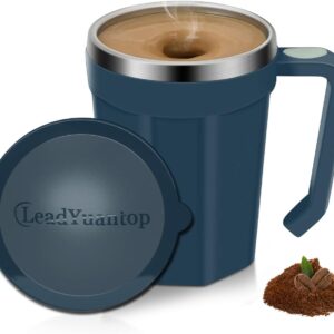 Auto Self Stirring Coffee Mug, 18 oz Automatic Magnetic Electric Mixing Cup Stainless Steel