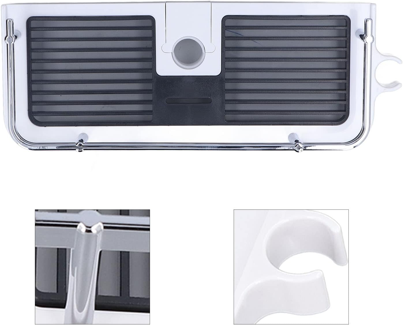 Shower Rack,Removable & Washable Plastic Bathroom Shelf,Bathroom Shower Organizer - Image 4