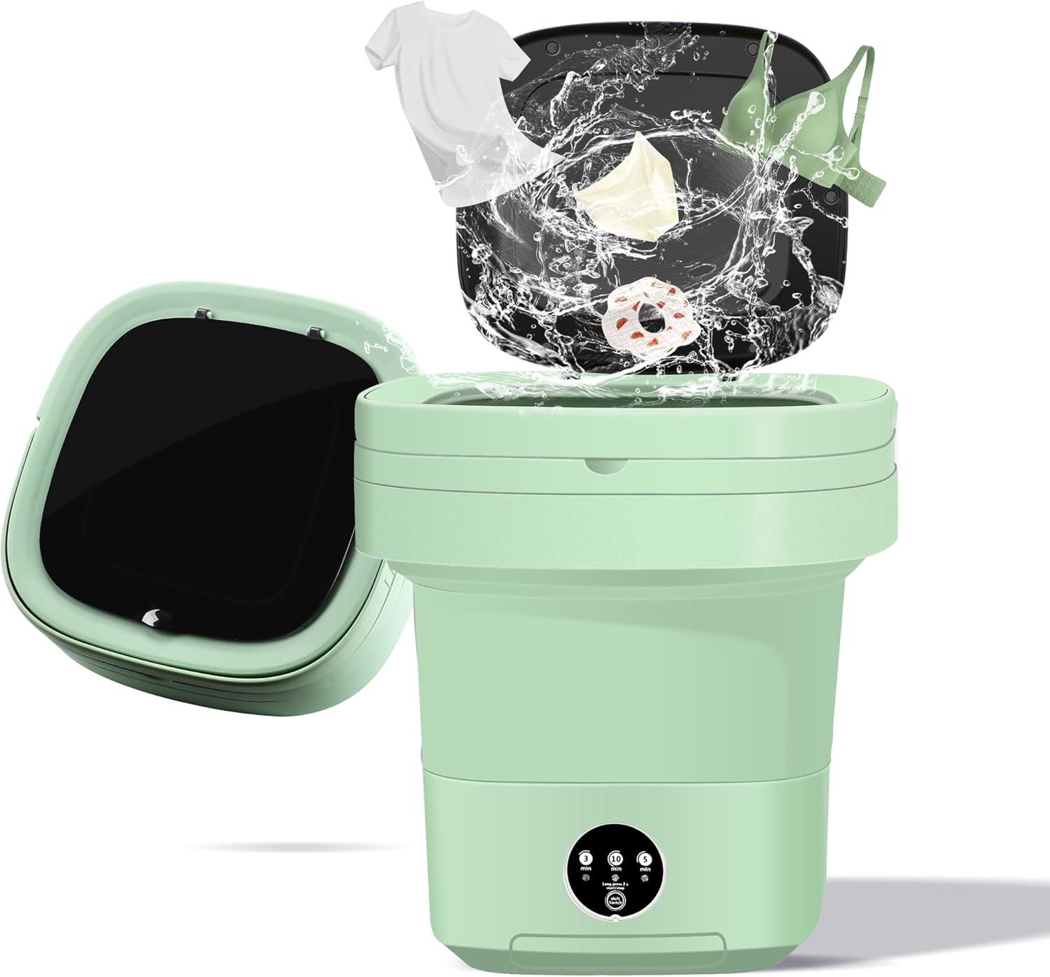 Portable washing machine,Mini Washer,11L upgraded large capacity foldable Washer