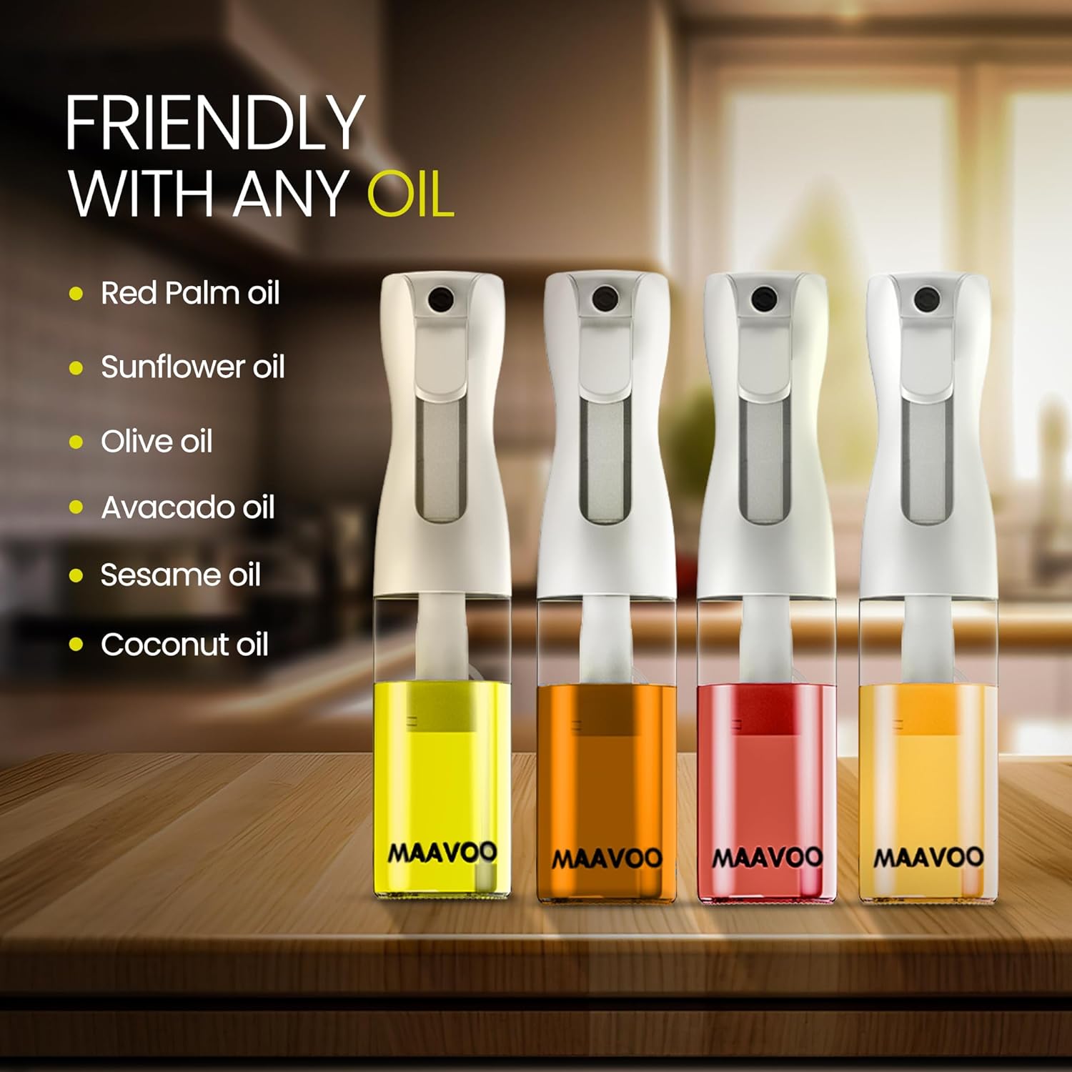 Glass Oil Sprayer for Cooking - 200ml - Image 2