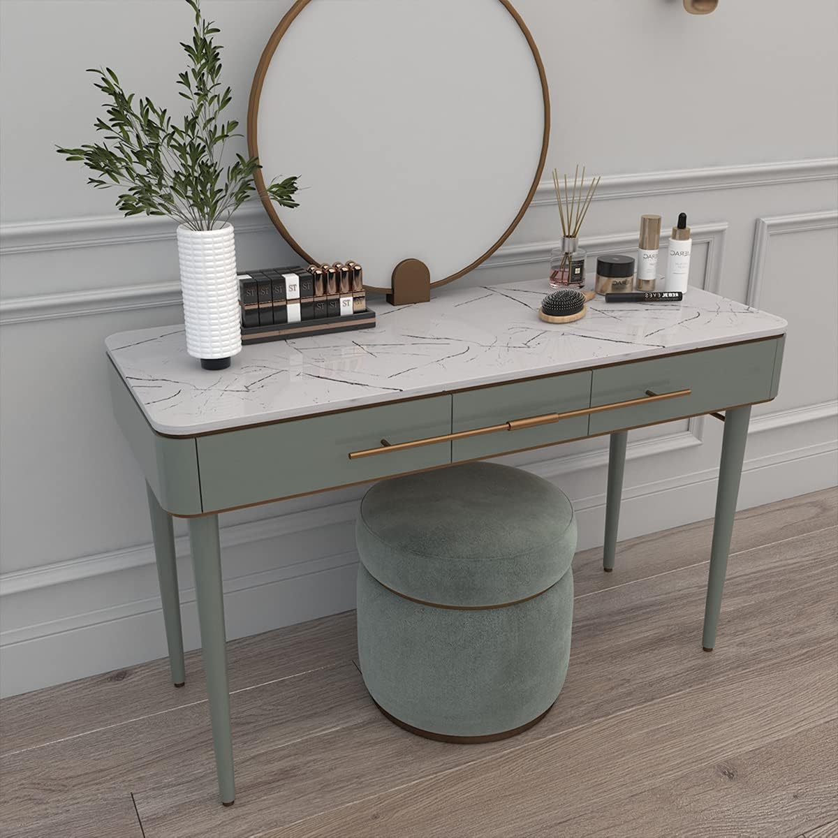 Black White Marble Paper Thick Glossy Countertop Contact Paper for Kitchen Bathroom - Image 4