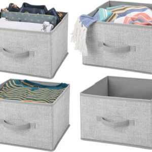 Fabric Bin for Cube Organizer - Foldable Cloth Storage Cube - Collapsible Closet Storage Organizer